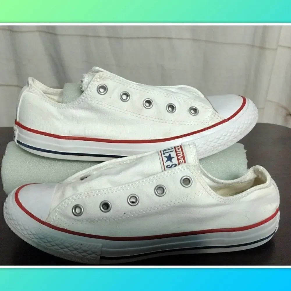 Converse/CT/AS/OX/Youth/Unisex/Sneakers/(Size 3)/Optic White/#3J256/Children’s C